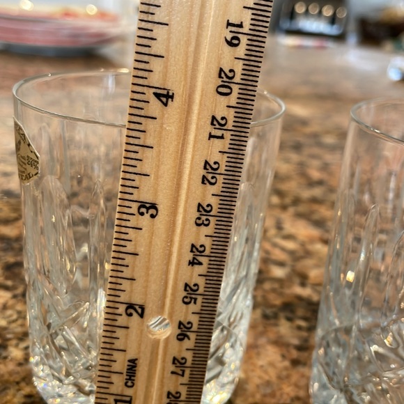 Fisher Crystal 2 glasses cups - NWT - vintage - Picture 5 of 5